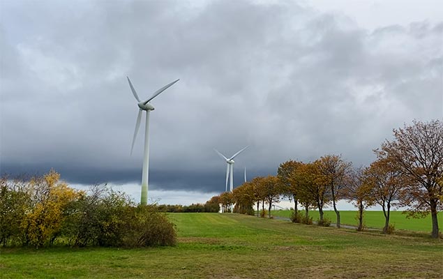 Herbst-Wind-Strom