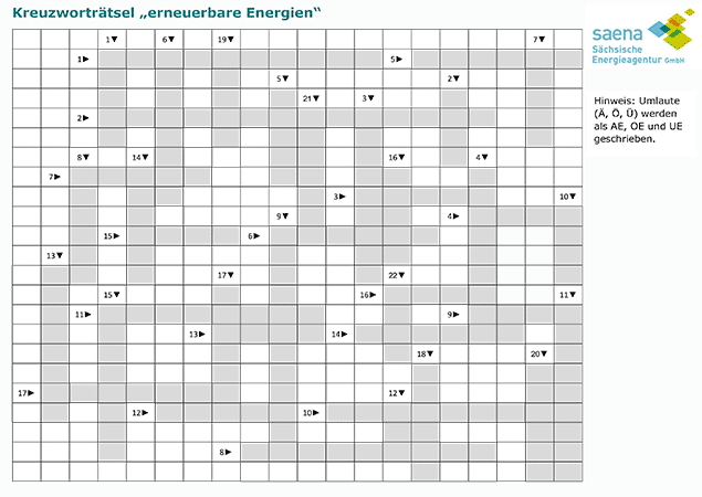 Kreuzworträtsel-Gitter