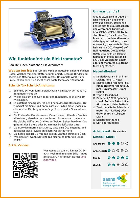 Wie funktioniert ein Elektromotor?